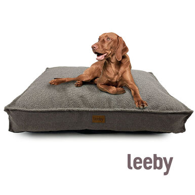 Leeby Colchón Desenfundable y Antideslizante para perros